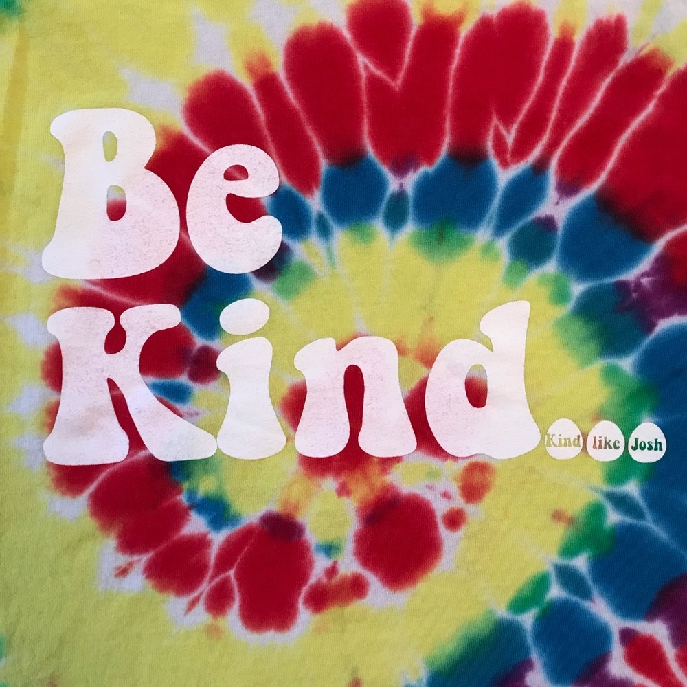 Be Kind Colorful Tie Dye T Shirt Size Medium Let Your Star Shine Festival Pride - Picture 2 of 9